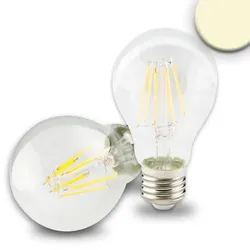 ISOLED LED Filament Birnenform A60, E27, 5W 2700K 600lm, dimmbar, klar ISO-112445