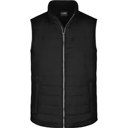 James & Nicholson Herren Steppgilet Bodywarmer JN1136 black XL