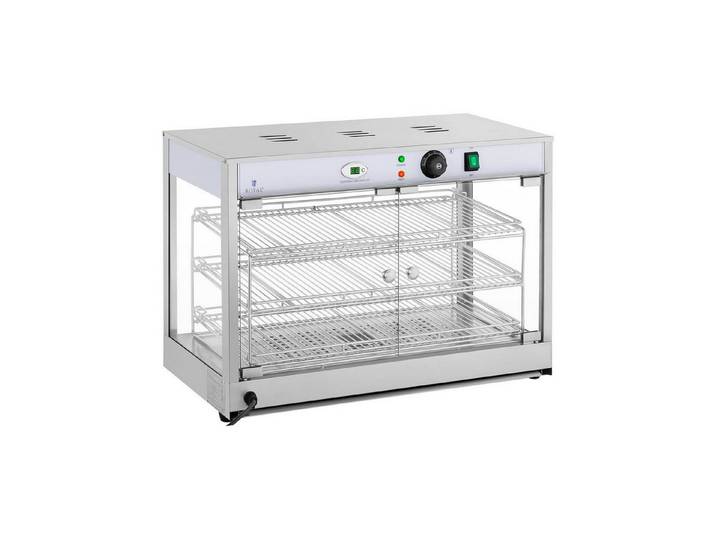 Royal Catering Speisenwärmer Aufsatzvitrine Heiße Theke Warmhaltevitrine Wärmevitrine
