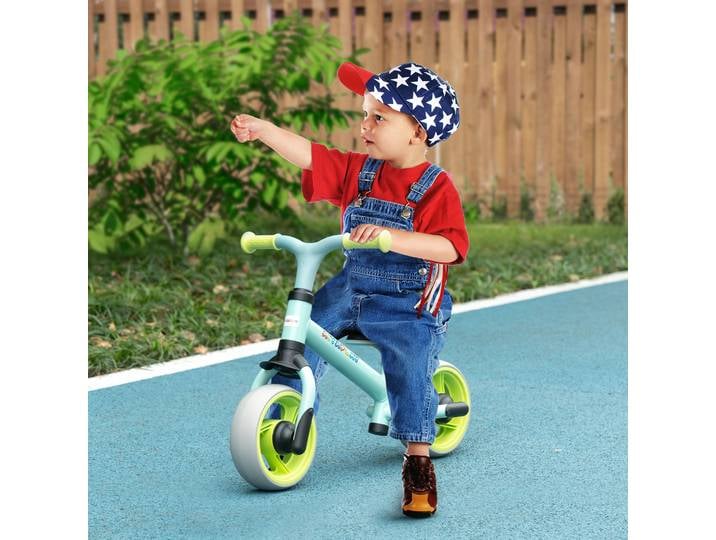 AIYAPLAY Vélo Équilibre Bébé 18-48 Mois Vert