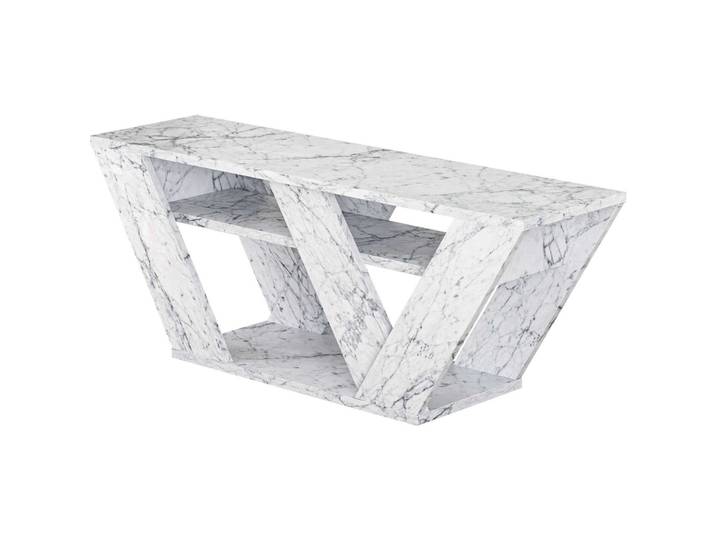 TV-Möbel Georis Carrara Marmor Holzwerkstoff B 110 cm
