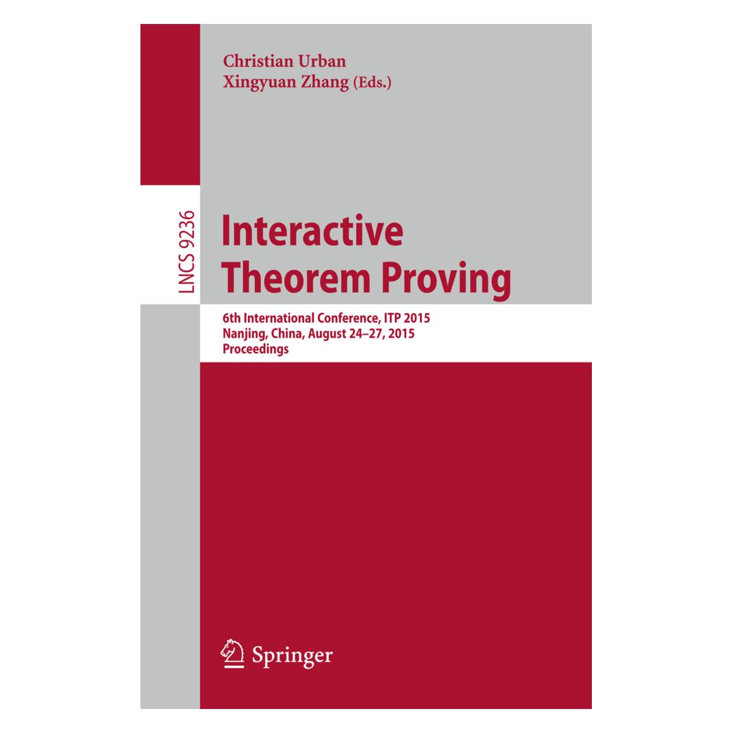 Springer Interactive Theorem Proving (Englisch, Softcover, Christian Urban) (15902116)