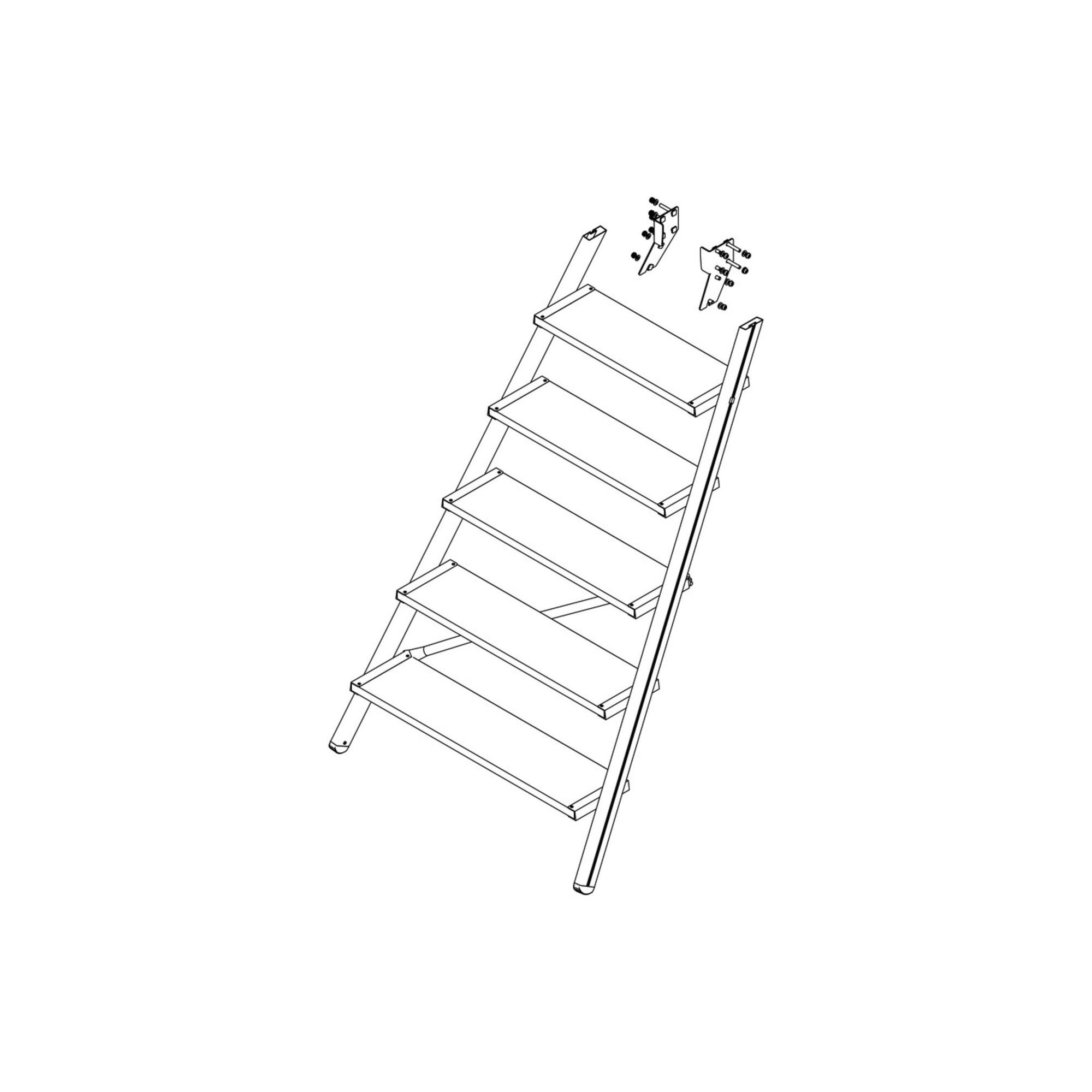 MUNK Günzburger Aufstieg Podesttreppe 6 Stufen inkl. Montagesatz (800056)