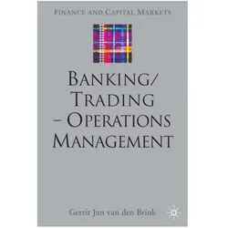 Banking/Trading - Operations Management, Fachbücher von Kenneth A. Loparo