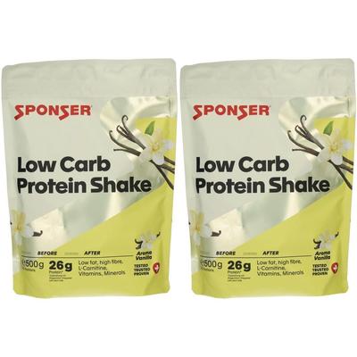 Sponser Protein Shake L-C Vanilla 2x 2x500 g Pulver
