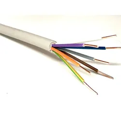 Elektroinstallation: Mantelleitung NYM-J 7x1,5mm2 grau 100m Ring