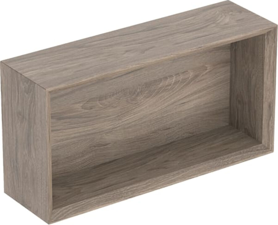 Geberit Wandbox 45x23,3x13,2cm, recht., nuss/Mel. Struk. (502322JR1)