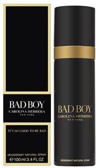 Bad Boy Deodorant Spray by Carolina Herrera for Men 3.4 oz Deodorant Spray for Men