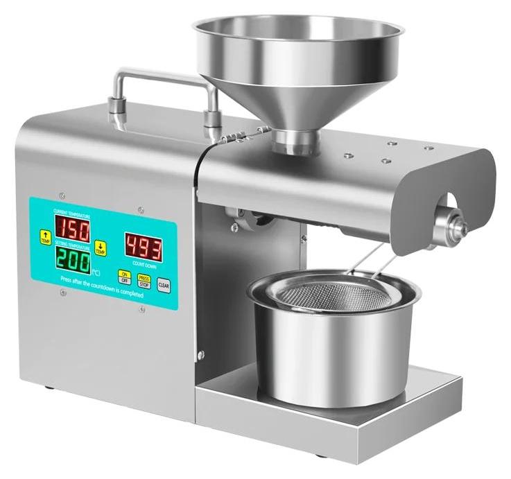 Elektrische Ölpressmaschine B03S - Automatische Schneckenpresse - Für Moringa Sonnenblume Erdnuss Sesam - Kommerziell & Haushalt - 220V EU-Stecker - Farbe RG312
