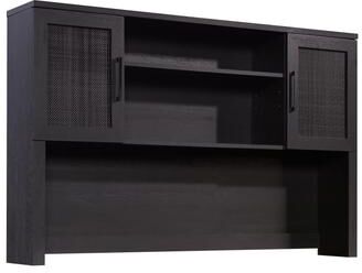 Klair Living "Engineered Wood Coastal Hutch with Storage, Black - 65.98""W x 11.5""D x 42.21""H"
