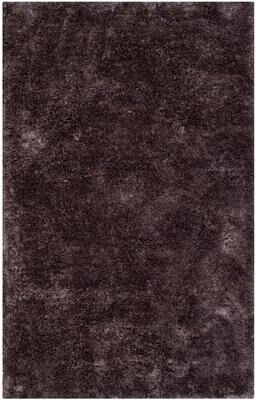 SAFAVIEH Handmade South Beach Leonella Shag Solid Polyester Rug