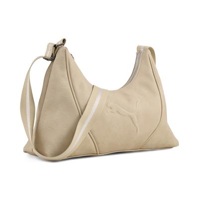 Handtasche PUMA "PUMA Sense Mellow Mittelgroße Prism-Bag Damen", Damen, Gr. onesize, beige (birch beige), Polyester, Taschen Handtasche