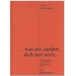 SCHMIDINGER Hel...was uns anrührt, dich und mich... Vl Klav, Fachbücher