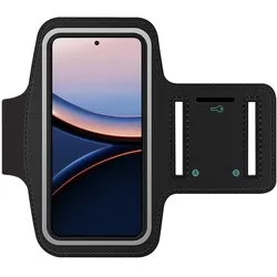 SmartFitness Handy Sport Armband, Smartphone Sportarmband, Schwarz