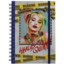 Pyramid, Heft + Block, BIRDS OF PREY - Warning - Notebook A5 (A5)