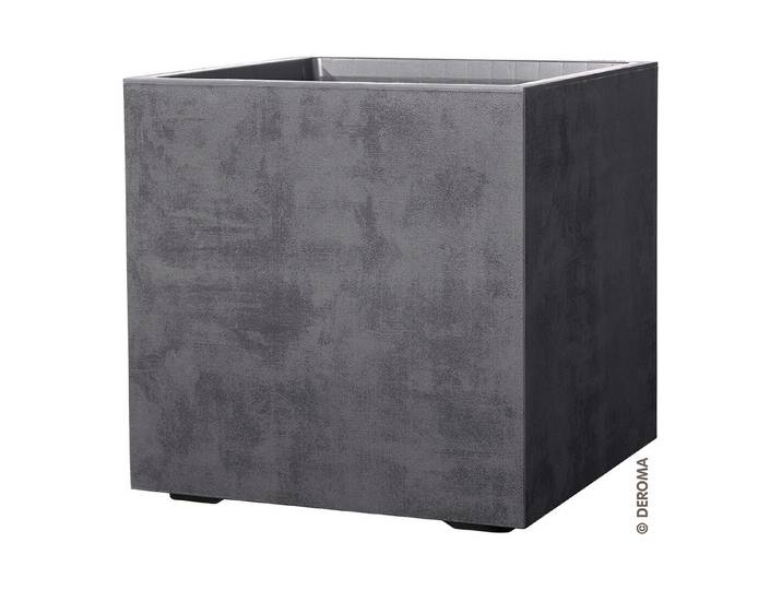 Deroma Pflanzkiste Millenium R 49 x 49 x 49 cm Anthrazit
