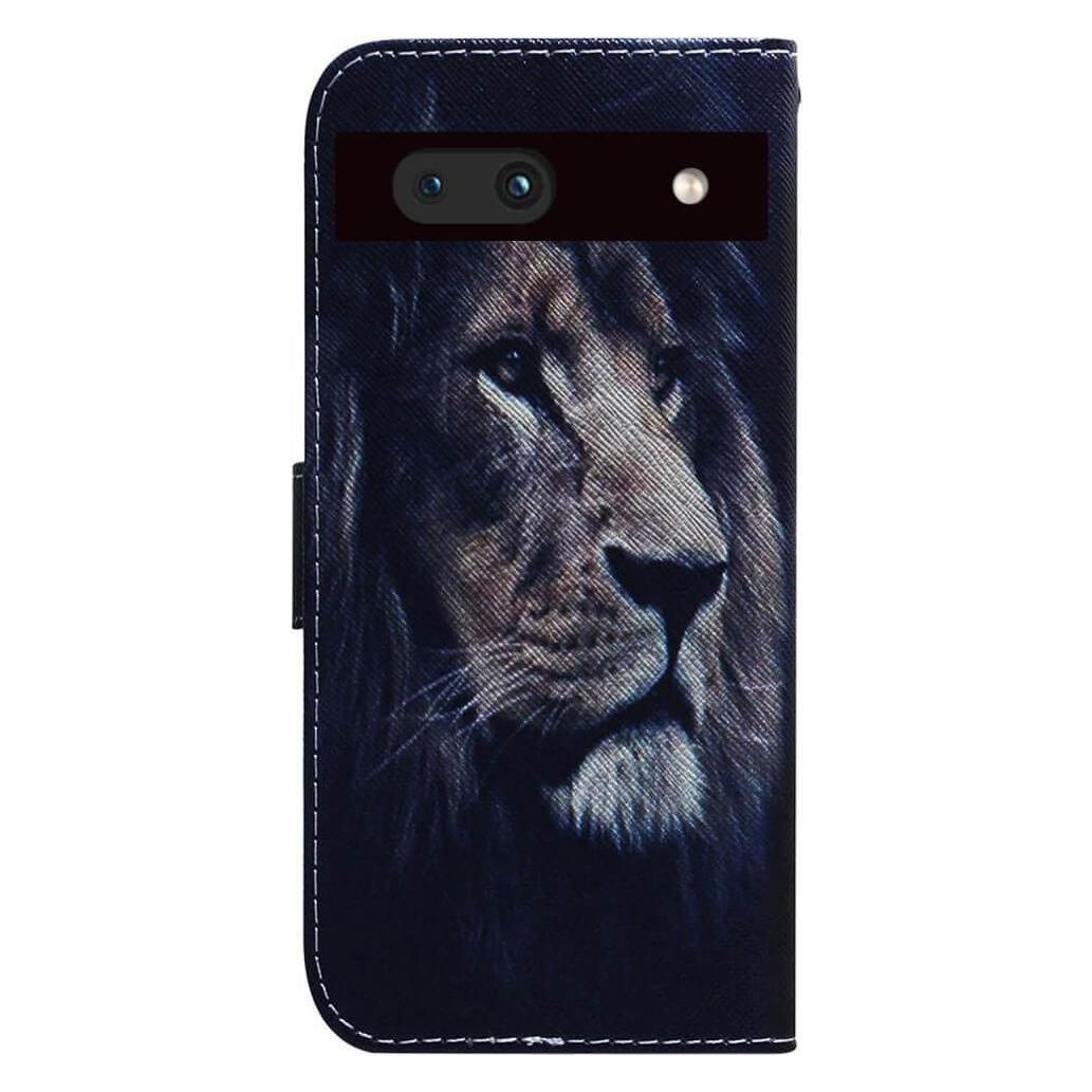 Cover-Discount Google Pixel 7a - Leder Hülle Löwe (Google Pixel 7a) (660125928I)