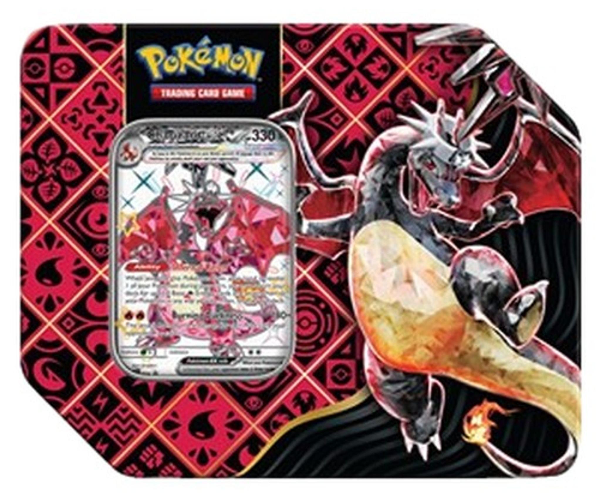 Pokemon Paldean Fates: Tera Charizard ex Tin
