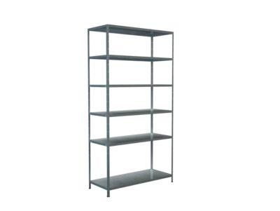 Steckregal, H 2300 x B 1200 x T 500, verzinkt