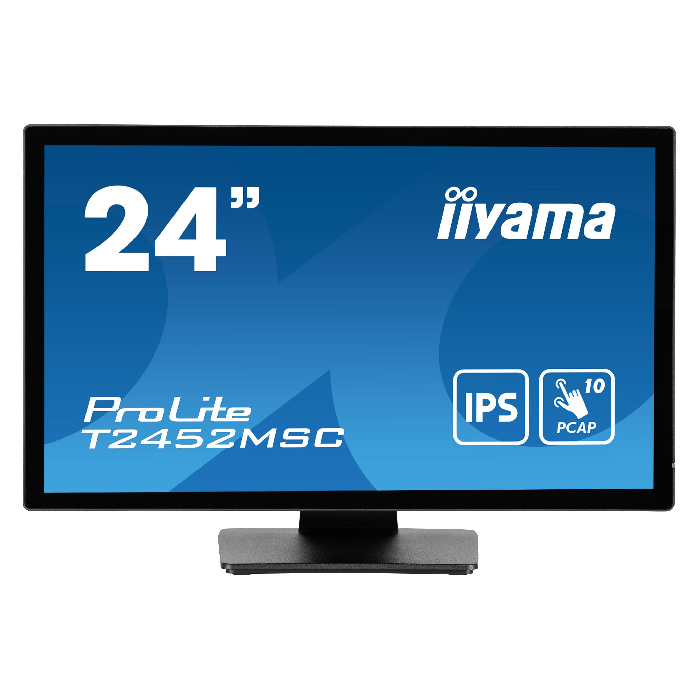 iiyama TFT T2452MSC 60.5cm IPS TOUCH 24"/1920x1080/HDMI/DP/2xUSB (T2452MSC-B1)