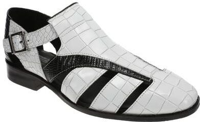 Stacy Adams Calandro - Mens 8.5 Black Sandal Medium