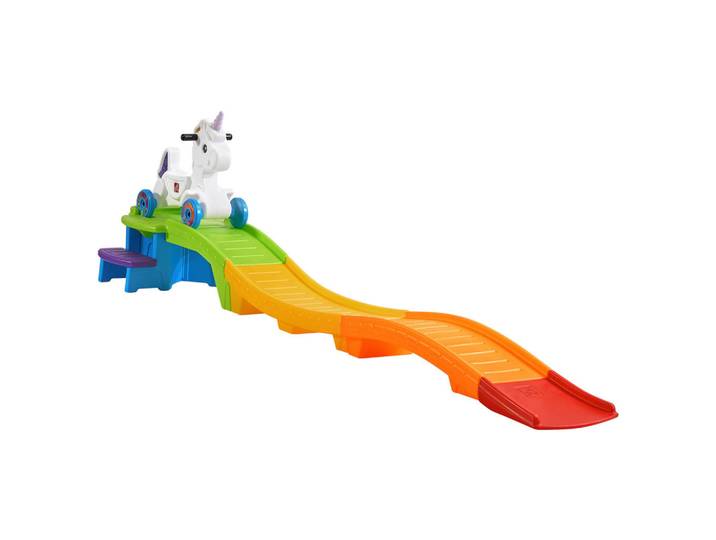 Kinderrutsche, Mehrfarbig, Kunststoff, 279.4x32.4x68.6 cm, EN 71, CE, Freizeit & Co, Outdoor-Spielzeug