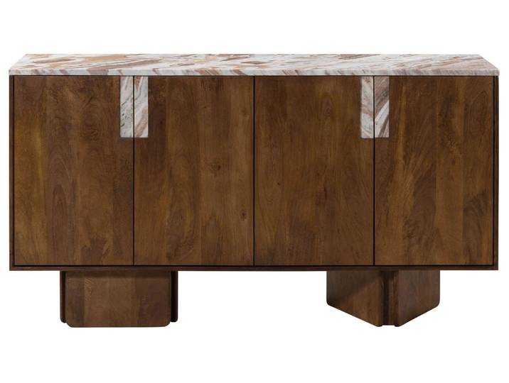 Sideboard Mango 160x45x85 braun lackiert LUGANO #201