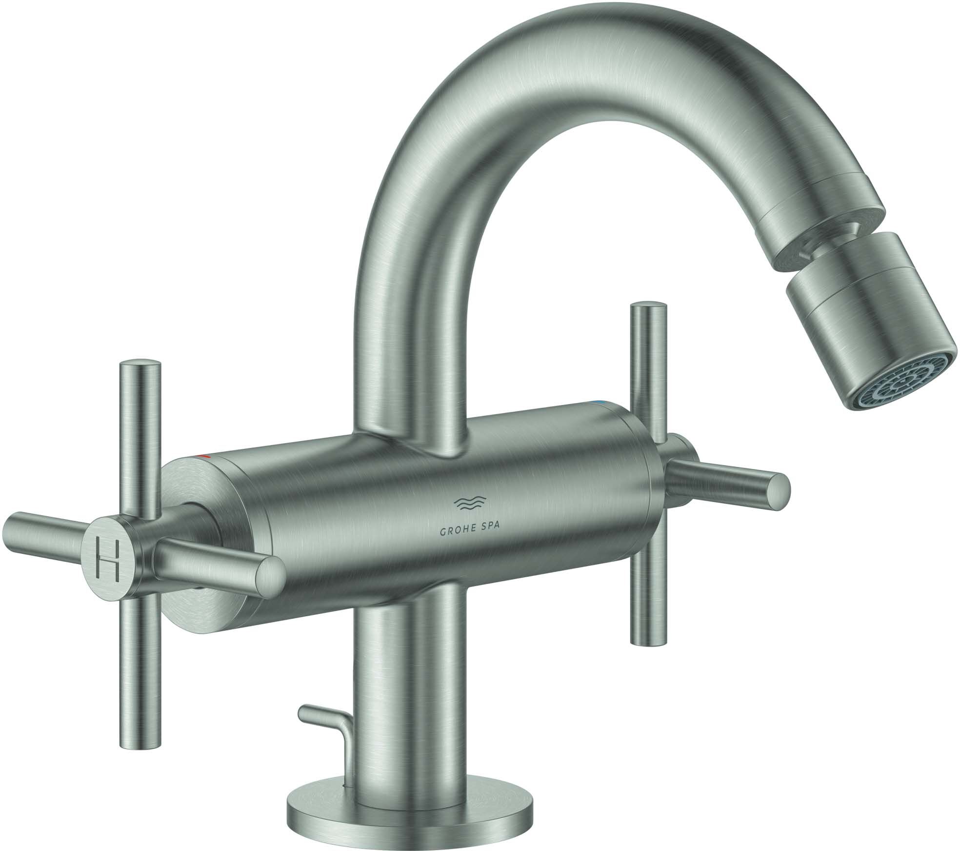 Grohe Atrio robinetterie à deux poignées pour bidet 24353DC0 1/2", supersteel