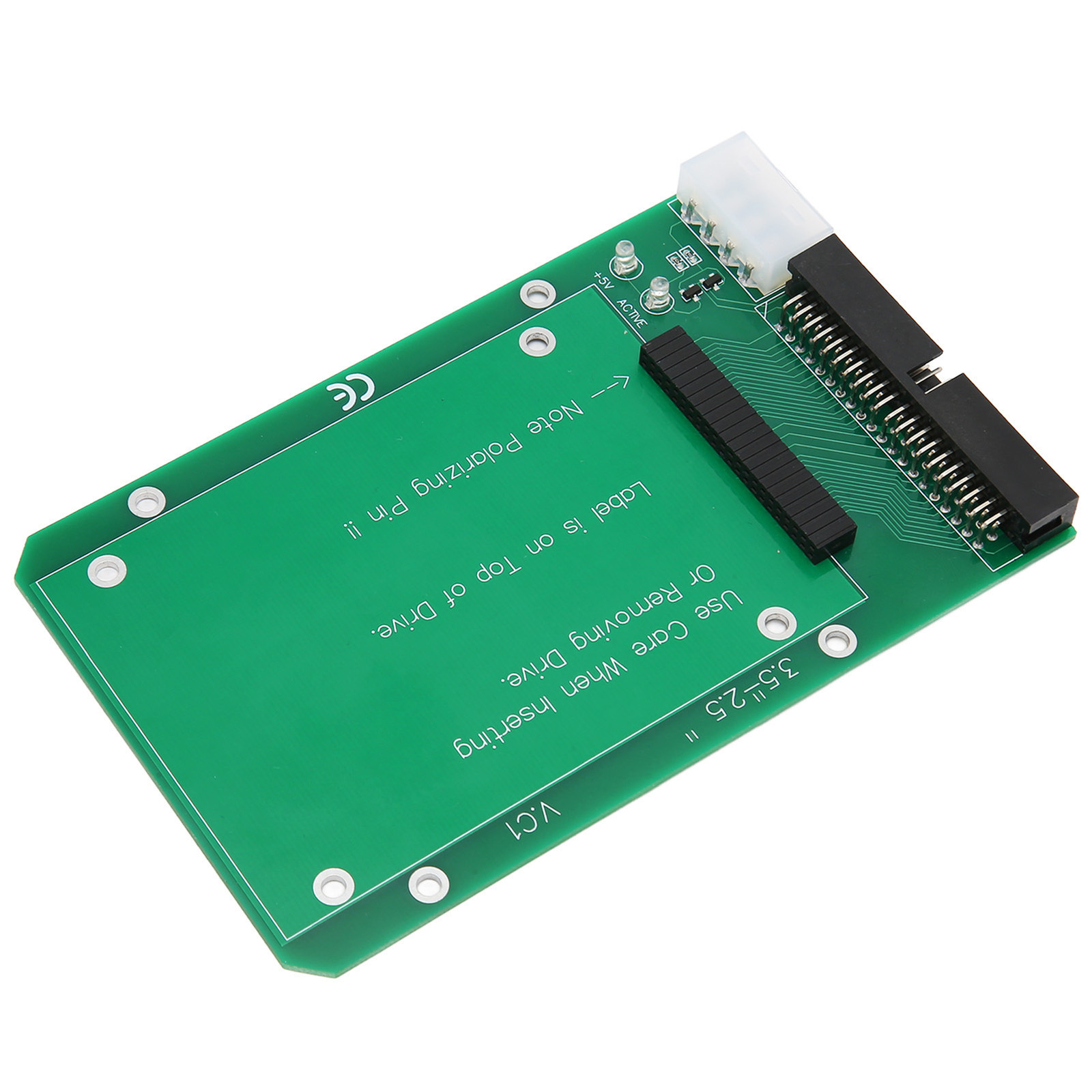 Cocosity Converterkaart voor IDE (44-pins) naar SATA HDD/SSD (2,5 inch naar 3,5 inch) en CF-kaart naar IDE (44-pins)