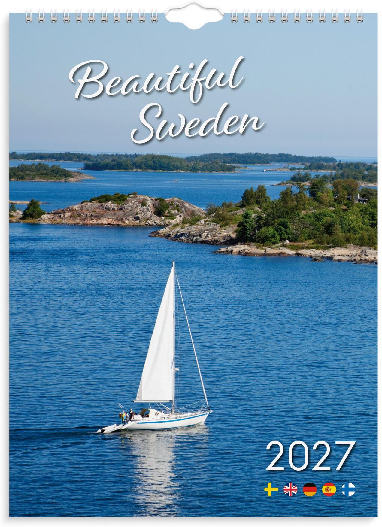 BURDE Väggkalender Beautiful Sweden 2027
