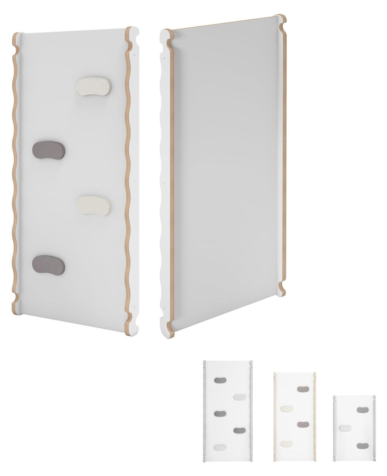 Merkloze Houten Indoor Glijbaan voor Klimframe