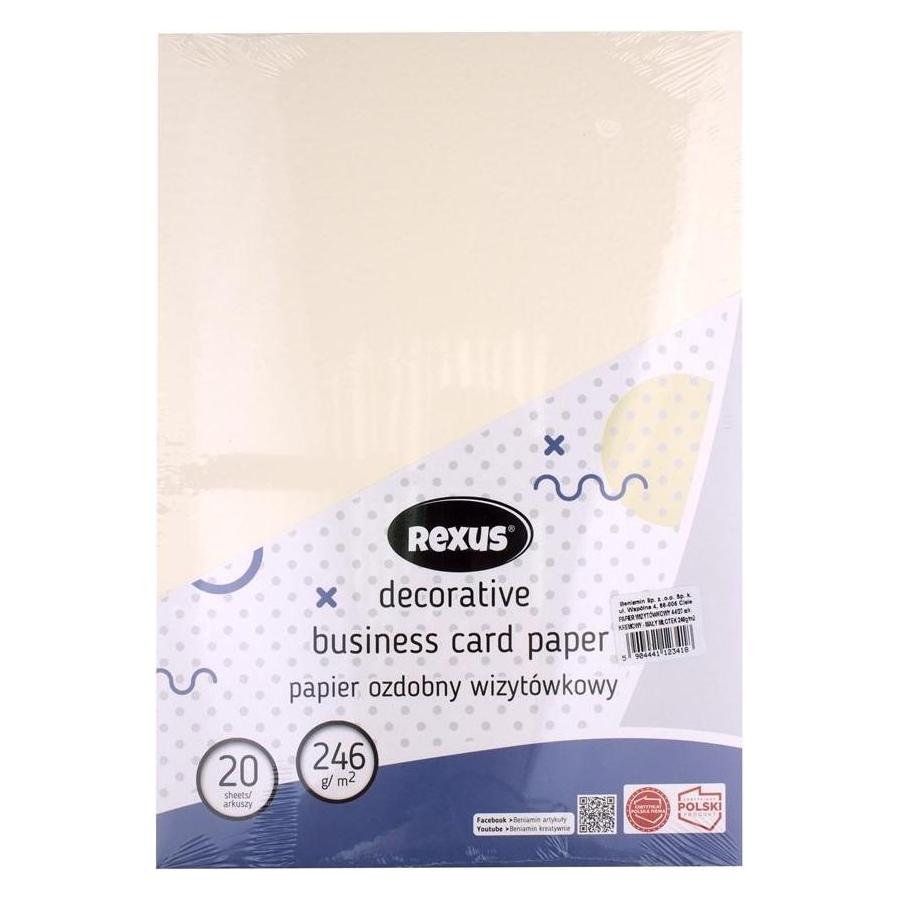Beniamin Cremefarbenes A4/20K-Visitenkartenpapier, grosser Hammer (A4, 20 Blätter, 246 g/m²) (58212199)