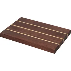 Stribe Schneidebrett dunkles Holz