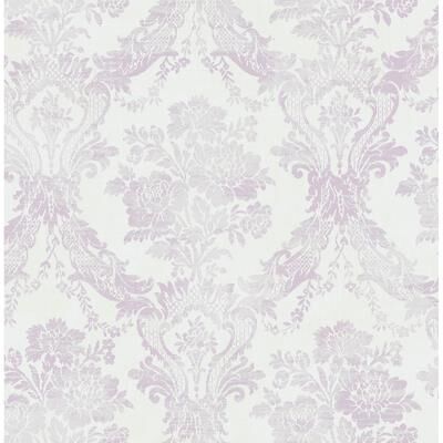 Seabrook Designs Chateau Damask Unpasted Wallpaper
