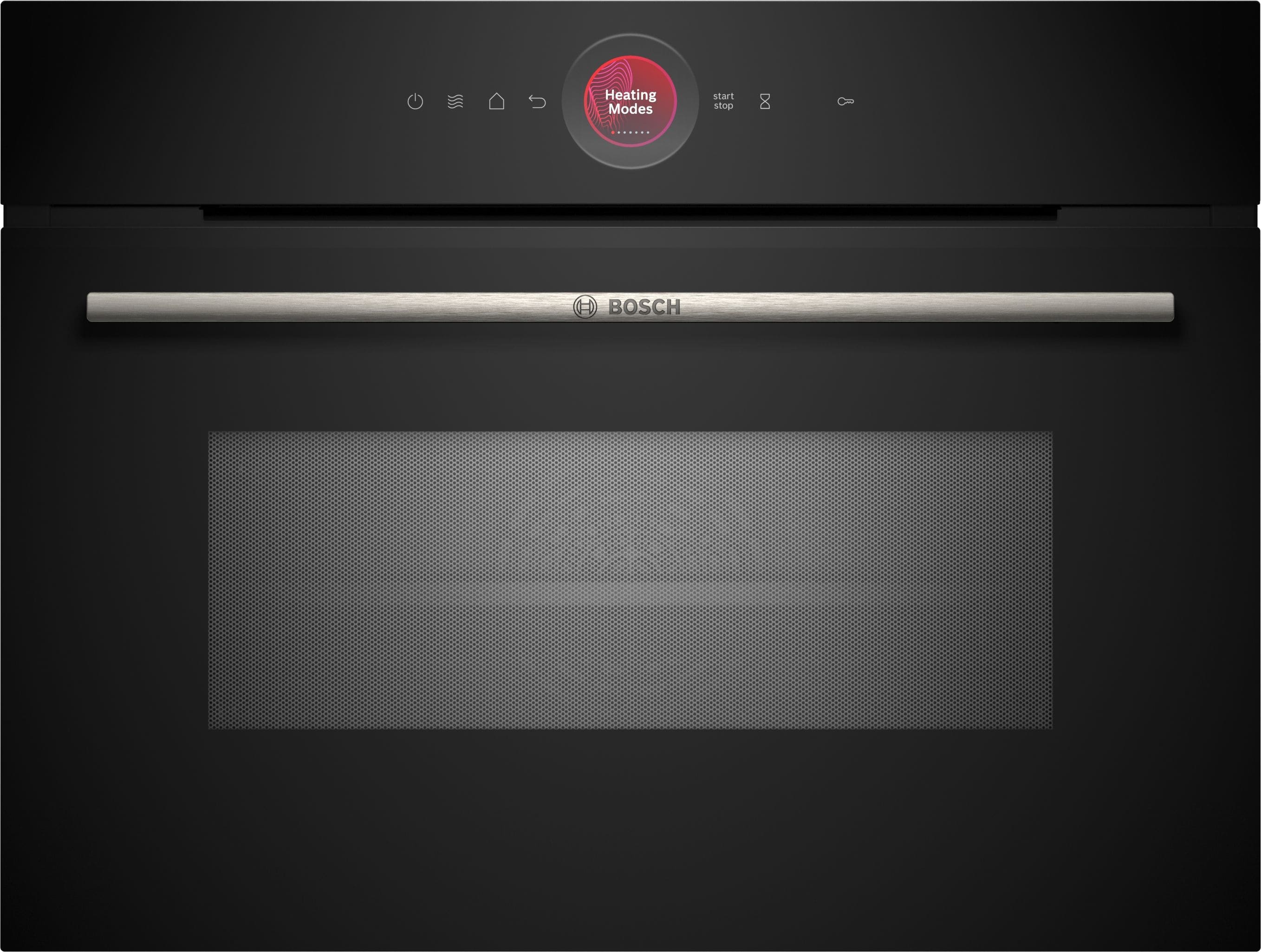Bosch Serie 8 CMG7241B1 Einbaubackofen kompakt Mikrowelle