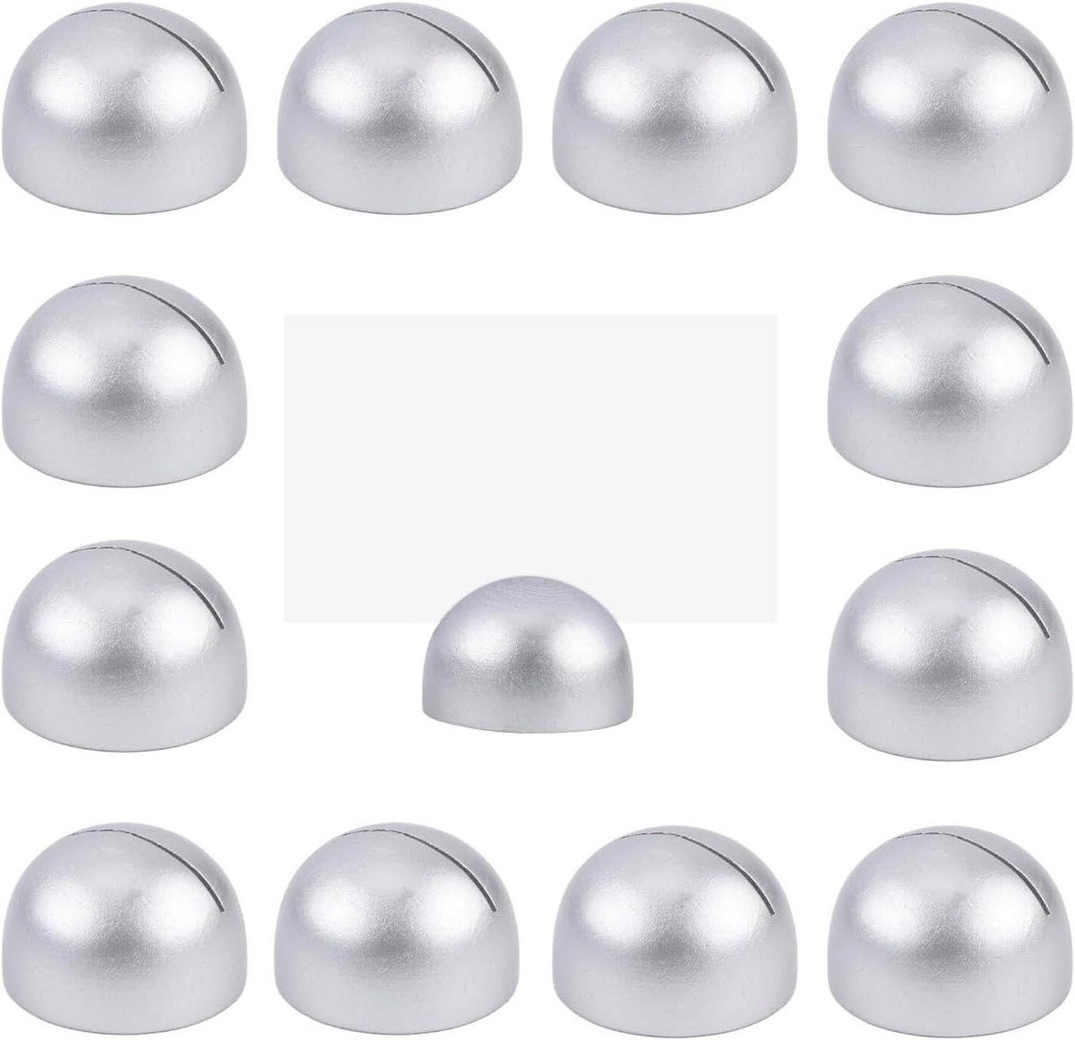 Tafelnummerhouders Rond - 12 Stuks - Zilver