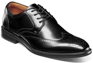 Stacy Adams Bennett - Mens 9 Black Oxford Shoes W
