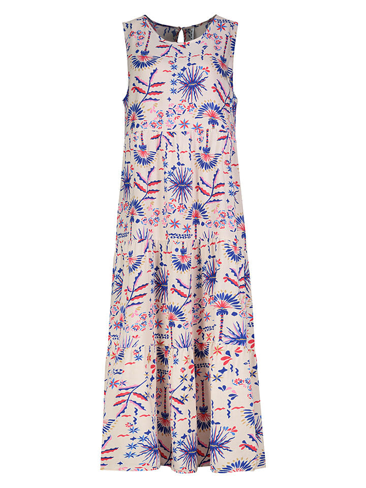 Sublevel Kleid in Sand/ Blau - M