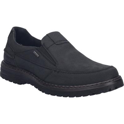 Slipper JOSEF SEIBEL "Erroll 60, schwarz", Herren, Gr. 44, schwarz, Obermaterial: 100% Rindsleder Leather cow., Schuhe Slipper