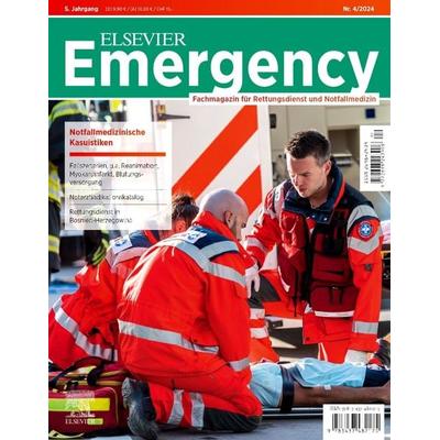 ELSEVIER Emergency. Notfallmedizinische Kasuistiken. 4/2024: Fachmagazin für Rettungsdienst und Notfallmedizin, Geheftet von , Urban & Fischer in