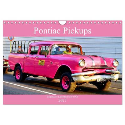 Pontiac Pickups - Legendäre Lastenesel der USA (Wandkalender 2027 DIN A4 quer), CALVENDO Monatskalender