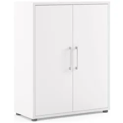 Ebuy24, Vitrine + Buffetschrank, Büro Aufbewahrung Prisme (89 x 40 x 113 cm)