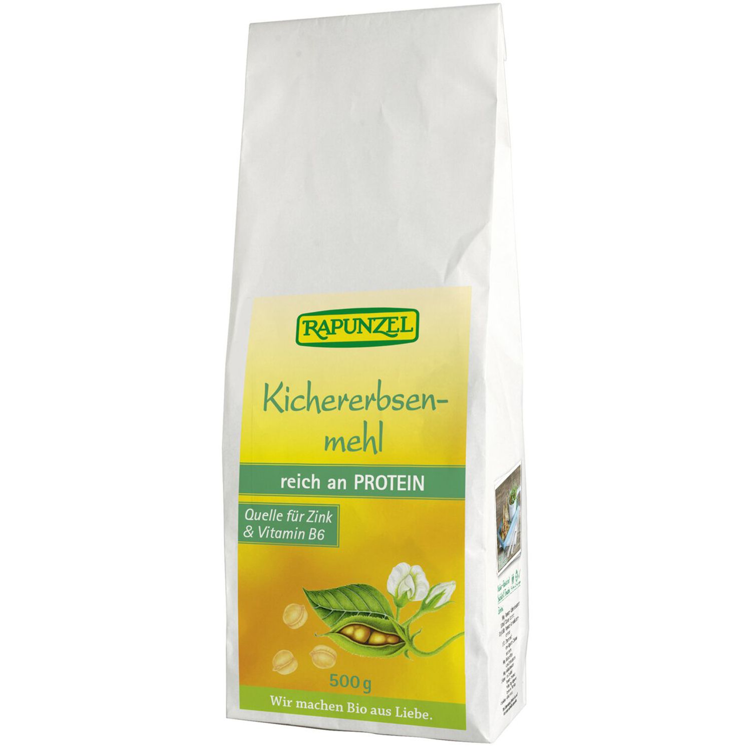 Rapunzel Bio Kichererbsenmehl geröstet 500 g Pulver