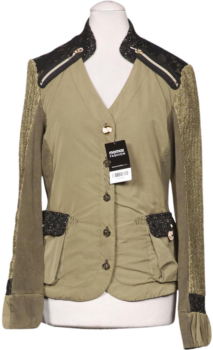 Elisa Cavaletti Damen Blazer, Grün, Gr. S, Synthetik - Second Hand
