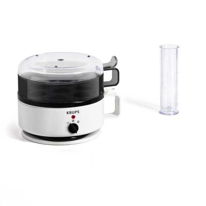 Krups Ovomat Super Eierkocher für 7 Eier Weiß EG2301