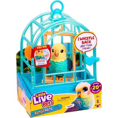 Moose Toys LITTLE LIVE PETS MY REALLY REAL S2 BIRD & CAGE INDIE