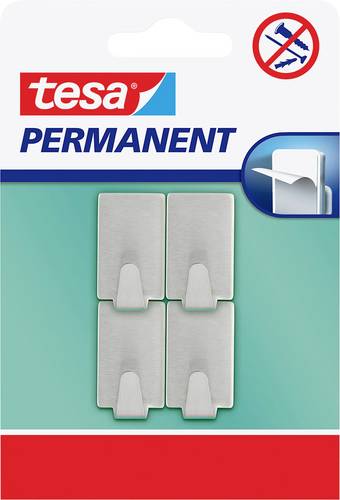 Tesa tesa Permanent Haken Rechteckig S Metall Inhalt: 1St.