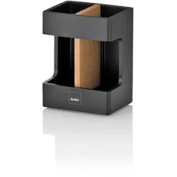 Kela Zahnputzbecher Cube Polyresin Schwarz