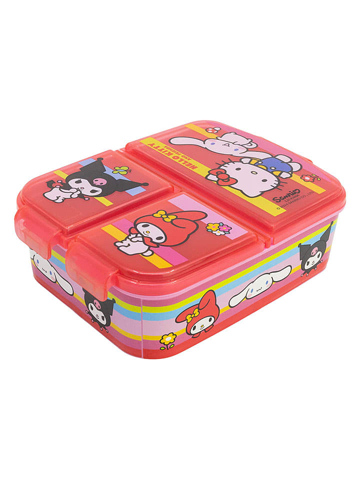 Stor Lunchbox "Hello Kitty" in Rot - onesize