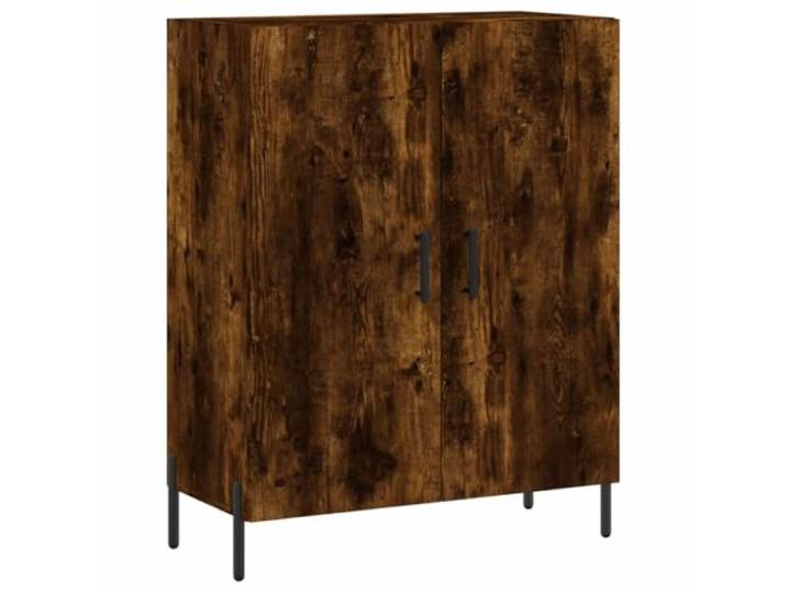 Mhdvray Sideboard Kommode Räuchereiche 69,5x34x90 cm Holzwerkstoff Praktischer Mehrzweckschrank fürs Wohnzimmer mit pflegeleichter Ablagefläche für Deko und robuster Standfestigkeit.